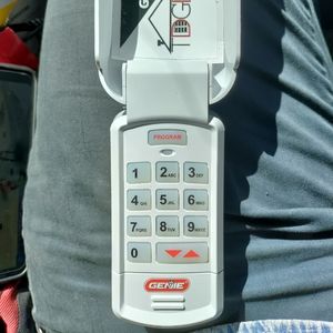 Wireless keypad for garage